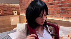 Afspelen Eren Yeager ontketent rauwe passie: ruige anale en poesjesseks met Mikasa, twee keer klaarkomen!