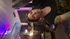 Play Felicity Feline, the tattooed pornstar, delivers an intense drumming session in this wild reality porno