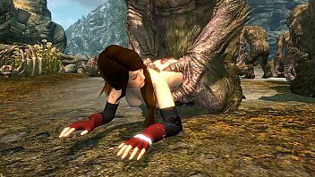 Reproduzir Herói peituda de videogame 3d fodido por trolls