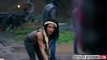 Abspielen The Walking Dead-Pornoparodie mit Kiki Minaj