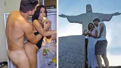 Redă Căutător de aur brazilian cu sânii mari fuzionat după un truc cu pașaport